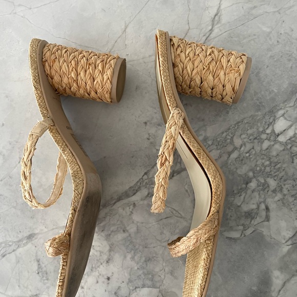 Dolce Vita Tan Braided Heels - Picture 3 of 4